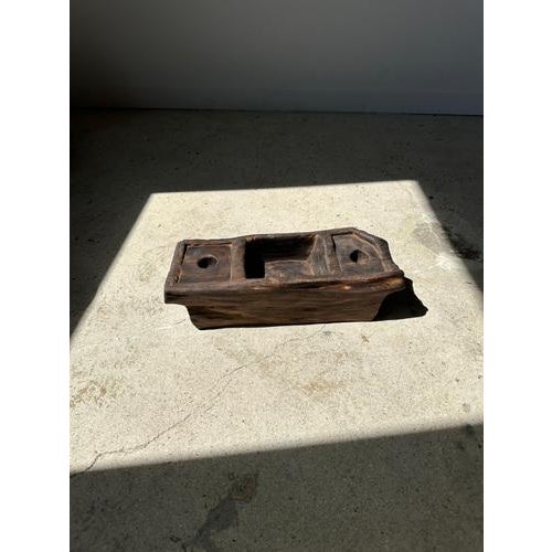 Asian Dark Brown Teak Bowl For Sale - Image 9 of 18