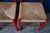 Vintage Italian Chairs in Red Lacquered Wood and Woven Straw, 1960s, Set of 4 For Sale - Image 18 of 18