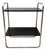 Steel Tube Side Table in Black and Chrome from Mauser Werke, Germany, 1950 For Sale