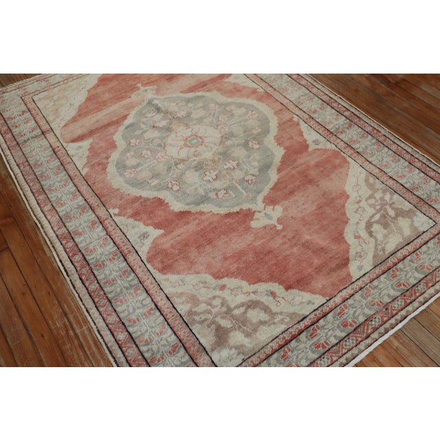 Antique Zabihi Collection Turkish Sivas Rug - 4'4" x 6'2" For Sale - Image 4 of 8