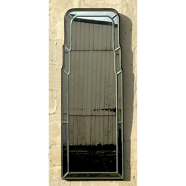 Add a touch of sophistication to your decor with this Vintage Regency Beveled Mirror. With its elegant beveled edges and...