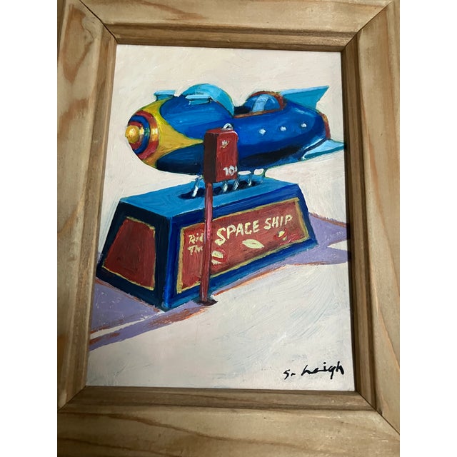 Contemporary original painting by Stephen Heigh. Signed and framed. Measures 5x7 or 8.5x10.5 framed. Check out my shop...