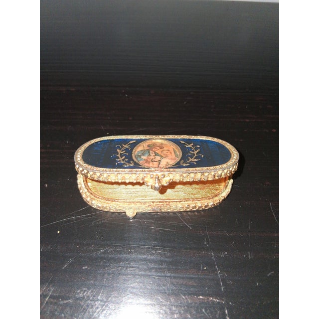 Vintage Style Estée Lauder Attributed Solid Perfume Compact Oval Keepsake Vanity Box Discover a touch of mid-century...