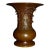 Antique Japanese Bronze Vase With Figural and Landsape Motif For Sale