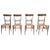 Set of 4 chairs attributed to Gio Ponti Leggera 646 Cassina, 1st Production 1951 we have 3 more chairs slightly different...