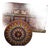 Vintage Hand-Painted Costa Rican Sarchí Oxcart Bar Cart For Sale