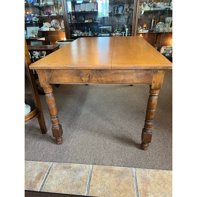 L. & J.G. Stickley, Inc. 1950's Stickley French Farmhouse Pine Dining Table For Sale - Image 4 of 10