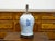 Early 20th Century 1920s Chinese Blue and White Double Happiness Temple Jar Mounted as a Table Lamp For Sale - Image 5 of 11