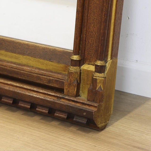 Oak frame for a Stations of the Cross, which was later fitted with a mirror. A very decorative and impressive piece. It...