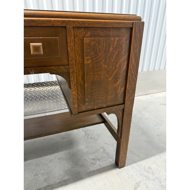 1920s Auglaize Arnold Library Desk For Sale - Image 9 of 17