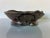 Vintage Brown Glazed Abstract Pottery Bowl For Sale - Image 9 of 13