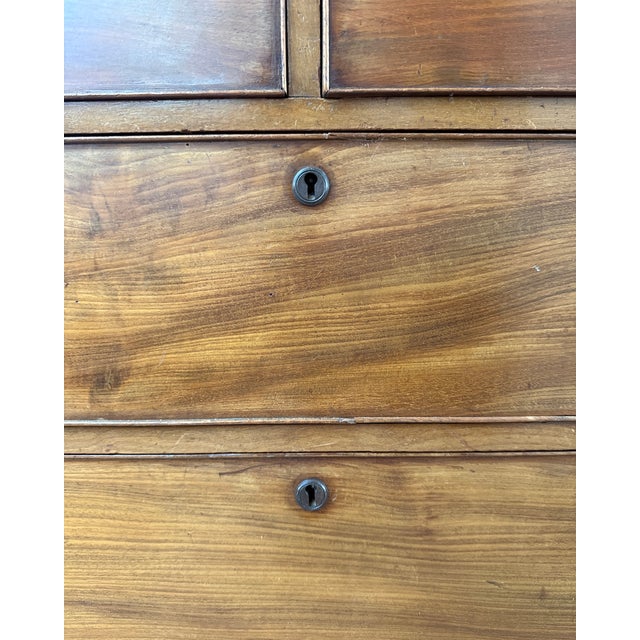 Large English Victorian Mahogany Chest of Drawers For Sale - Image 15 of 18