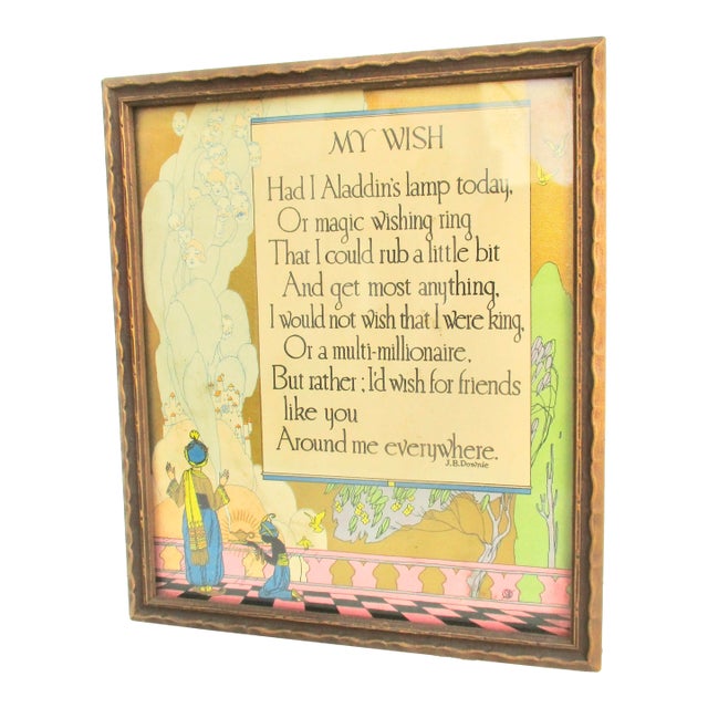 Art Deco Motto Print For Sale