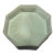 Antique Chinese Celadon Octagonal Brush Washer, Collectible Antique For Sale
