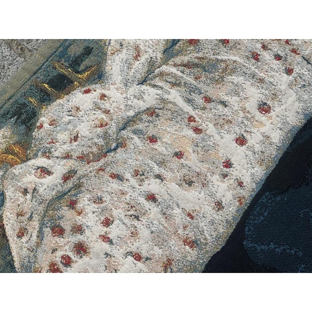 French Jacquard Tapestry with Dance in the Country Motif by A. Renoir, 2000s For Sale - Image 10 of 18
