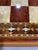 English Mother‑of‑Pearl & Hardwood Inlay Chess Board 19” – Handcrafted Marquetry Game Board - Pieces Not Included. See Pics! For Sale - Image 3 of 7