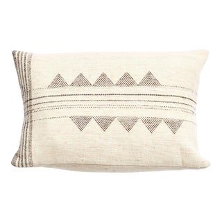 Kora White Small Lumbar Pillow Cover Only For Sale
