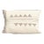 Kora White Small Lumbar Pillow Cover Only For Sale