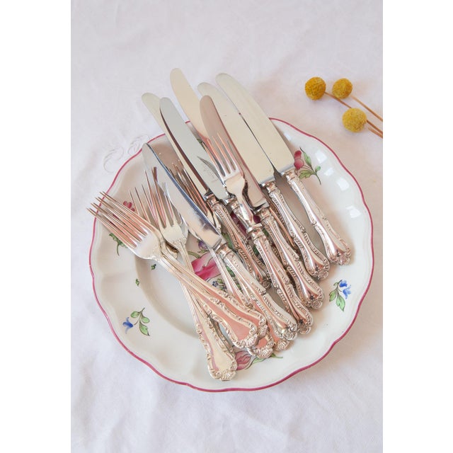 English Cutlery Set from Mappin & Webb, 1960s, Set of 14 For Sale - Image 3 of 8