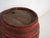 Antique wooden barrel with iron straps, traditional central european cooperage originating from central europe and dated...