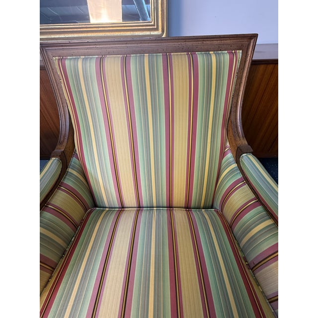 Hancock & Moore Louis XVI Upholstered Armchairs For Sale - Image 9 of 12