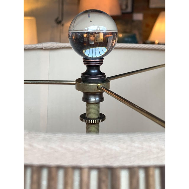 1930s Chinese Ceramic Gourd Vase Table Lamp For Sale - Image 4 of 17