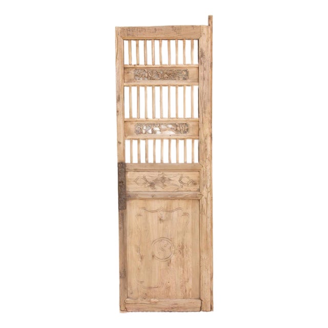 Antique Rustic Tea House Bleached Door For Sale