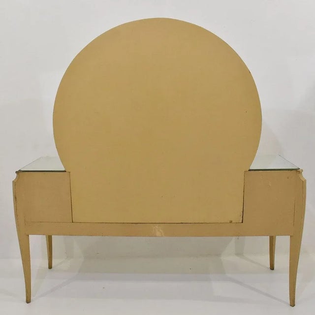 Large French Coiffeuse Glass Dressing Table for Ledies, 1950s For Sale - Image 11 of 12