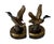 ​Mid 20th Century Solid Brass Mallard Ducks in Flight Bookends Attributed to Pm Craftsman - A Pair For Sale - Image 12 of 12
