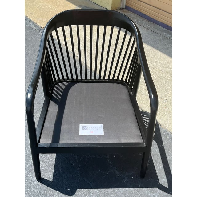 Braxton Culler Pair of Danish Modern Style Lounge Chairs by Braxton Culler For Sale - Image 4 of 16