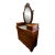 Early 20th Century American Empire Mahogany Chest of Drawers With Mirror and Marble Top For Sale
