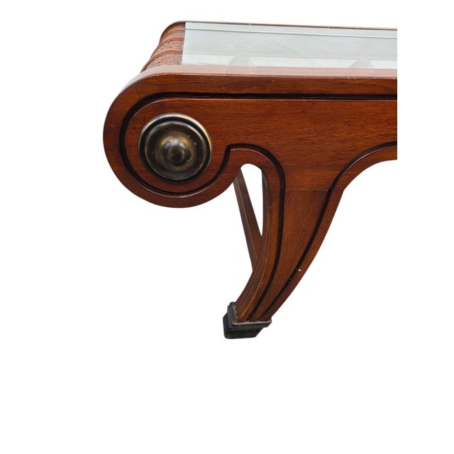 1990s Tommy Bahama Lexington Cane Coffee Table British Colonial Classical Revival For Sale In Philadelphia - Image 6 of 18