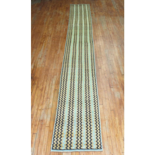 Vintage Turkish Deco Runner For Sale - Image 14 of 18