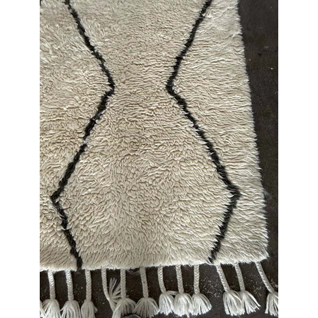 9ft × 12ft 9in West Elm Souk Wool Shag Rug For Sale - Image 9 of 12