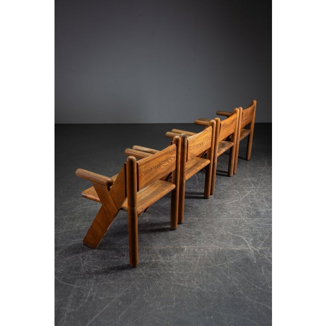 Architectural Dining Chair Set, 1960s, Set of 4 For Sale - Image 6 of 14