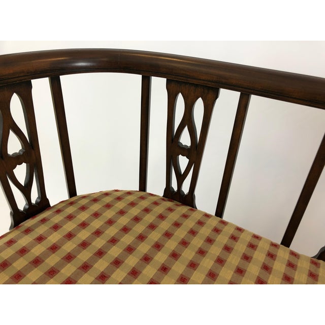 Italian Curved Fruitwood Loveseat Settee Chairish