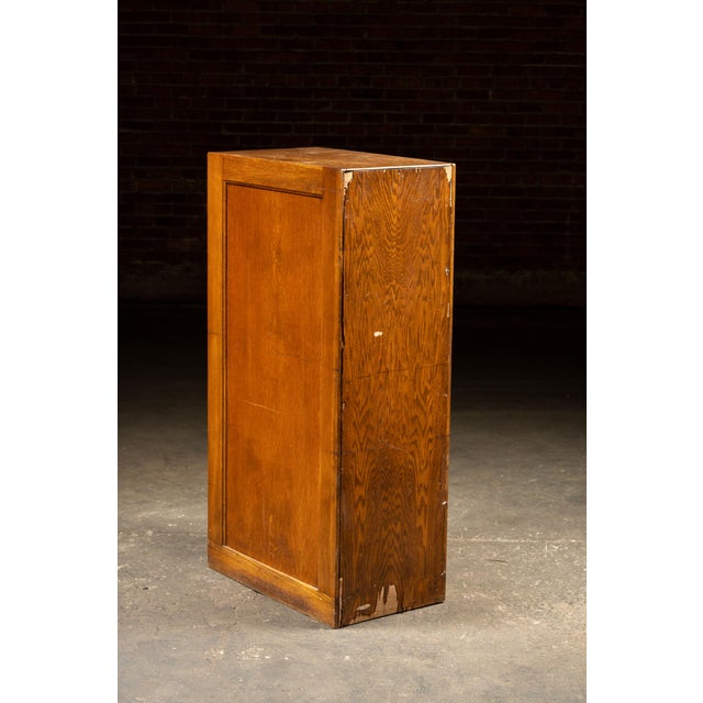 Early 20th Century Early 20th Century Quartersawn Oak File Cabinet by Browne-Morse For Sale - Image 5 of 11