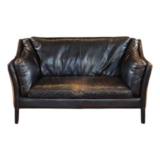 Reggio Two-Seater Leather Sofa by Timothy Oulton Halo, 2010s For Sale