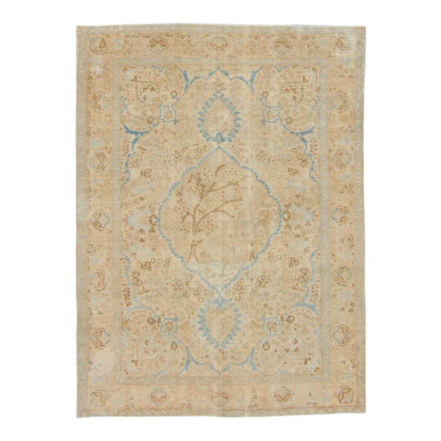 1920s Antique Hand Knotted Rug - 4’5” X 6’ For Sale
