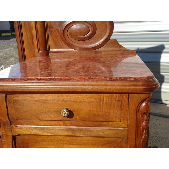 Vintage Walnut Dressing Table, 1950s For Sale - Image 10 of 18