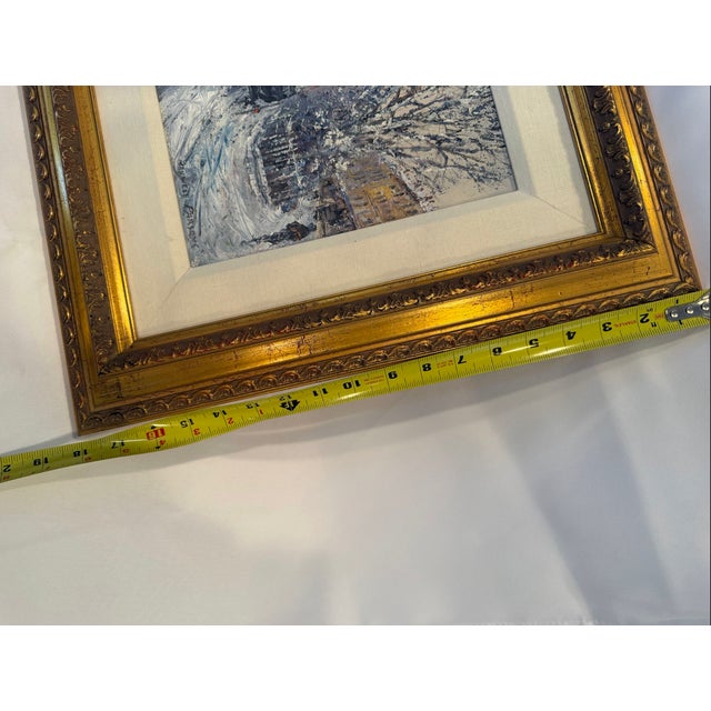 1960s Maxwell Parsons Oil Painting - Street Scene For Sale In Boston - Image 6 of 6