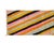 Contemporary Bold Diagonal Stripe Hand-Knotted Moroccan Wool Runner | 12'11" X 2'7" | One of a Kind For Sale - Image 3 of 10