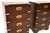 Antique Military Campaign Style Bedside Chests, 1930, Set of 2 For Sale - Image 9 of 11