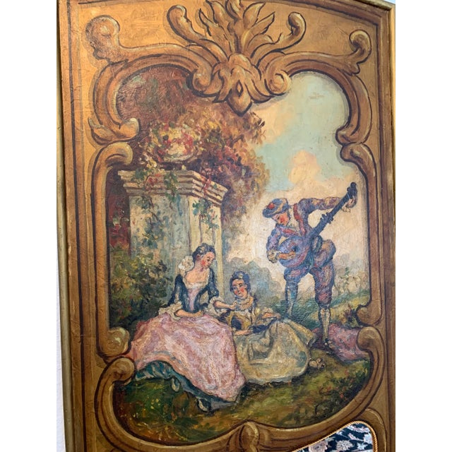 Antique French Louis XVI giltwood trumeau is a magnificent way to add Classic, timeless elegance to any room! Below the...