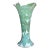 Vintage Palm Leaf Engraved Vase For Sale
