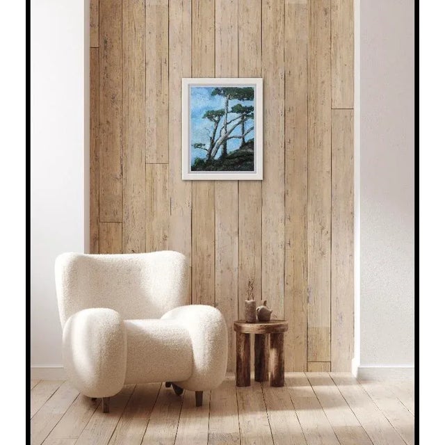 Contemporary Monterey Cypress, Modern Landscape Oil Painting For Sale - Image 3 of 7