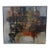 1950s Abstract Oil Painting on Canvas Signed by Sandra Gierke For Sale