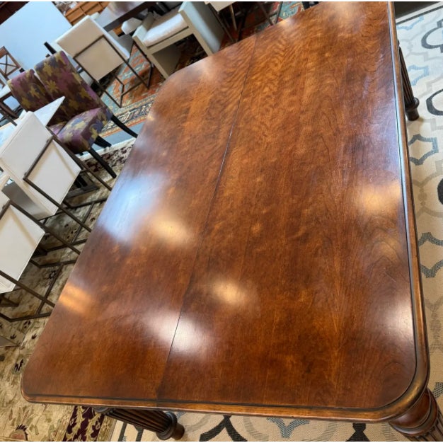 Hickory Chair Furniture Company Hickory Chair Company Empire Style Extension Dining Room Table + Six Chairs, Set For Sale - Image 4 of 12