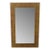 Large Tin Framed Wall Mirror Crafted From Old Ceiling Tiles For Sale
