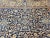 19th Century Persian Ziegler Mahal Sultanabad, Handwoven All-Over Pattern, Navy & Ivory, 9’ X 12’ For Sale - Image 9 of 12